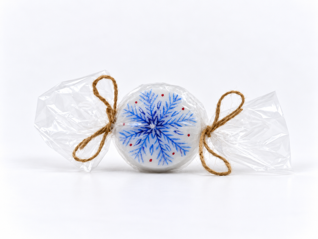 Snowflake candle